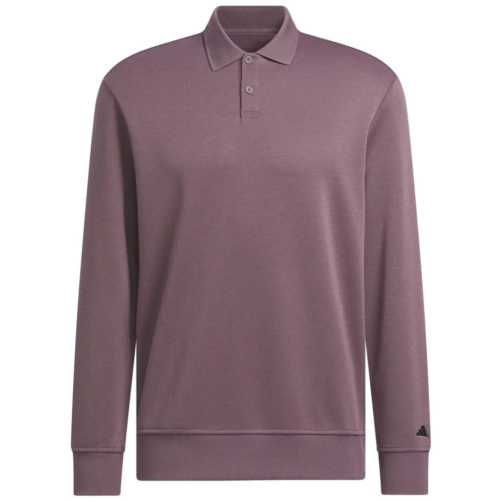 Black Friday Offer All Eyes on You Adidas Go-To Long Sleeve Polo Shirt - Shadow Fig