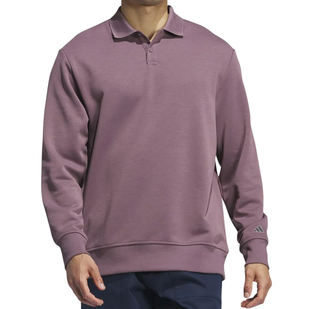 Adidas Go-To Long Sleeve Polo Shirt - Shadow Fig Confidence Starts Here
