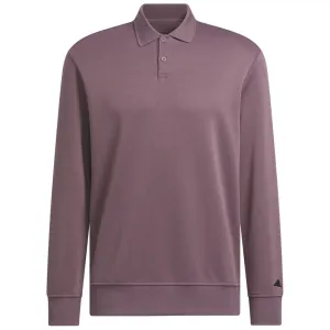 Black Friday Offer All Eyes on You Adidas Go-To Long Sleeve Polo Shirt - Shadow Fig