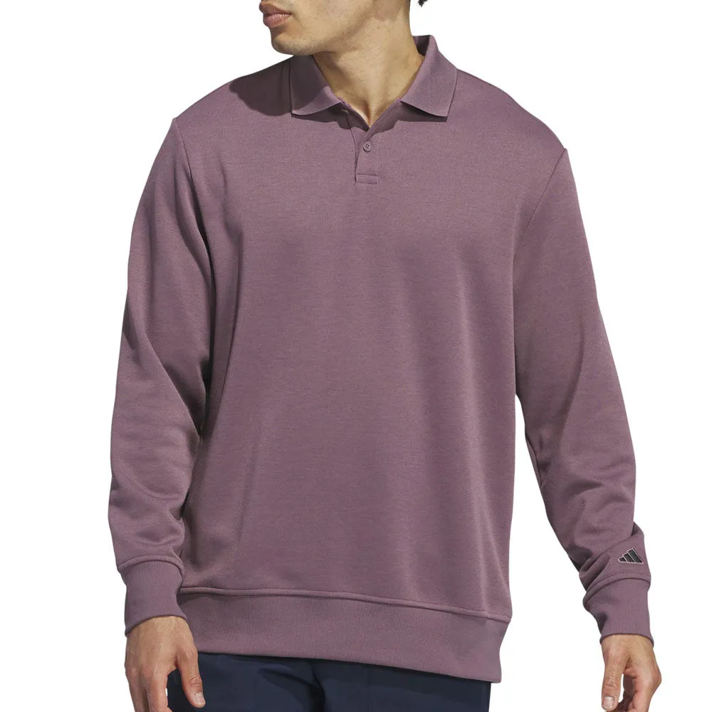 Adidas Go-To Long Sleeve Polo Shirt - Shadow Fig Be Unstoppable