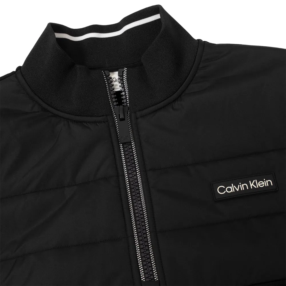Push Beyond Limits Walk Tall Calvin Klein Baylor Creek Hybrid Half Zip Pullover - Black
