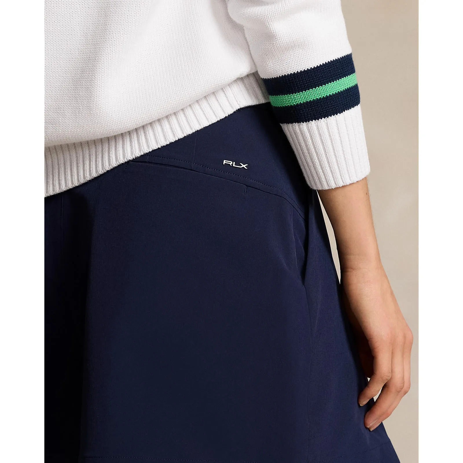 New Year's Eve Sale Rlx Ralph Lauren Women'S Performance Pleated Golf Shorts - Refined Navy