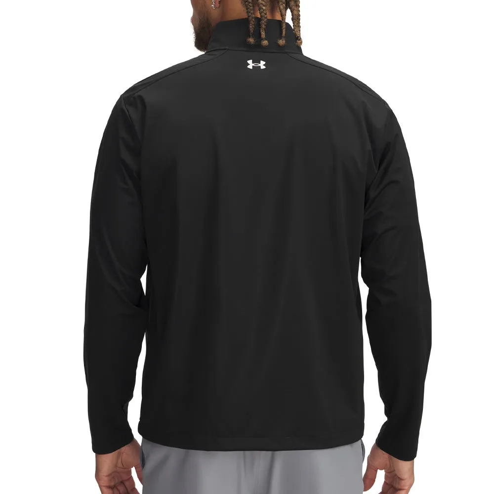 Under Armour Drive Wind Full Zip Pullover - Black/White Break Boundaries