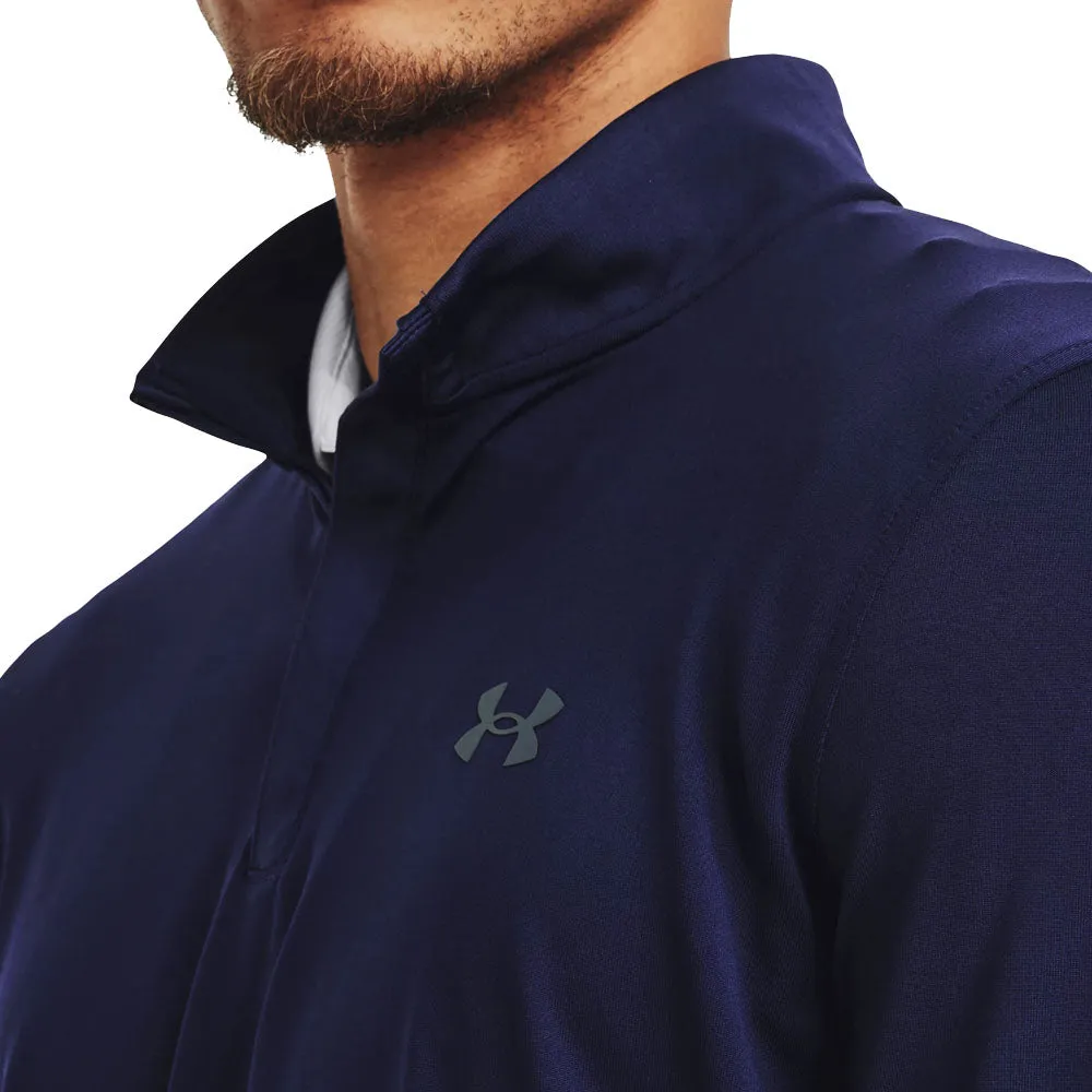 Make a Statement Built for the Bold Under Armour Playoff 2.0 1/4 Zip Pullover - Midnight Navy/Pitch Gray