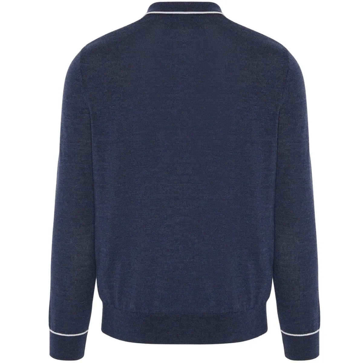 Original Penguin Earl Merino Sweater - Black Iris/Bijou Heather Great Value