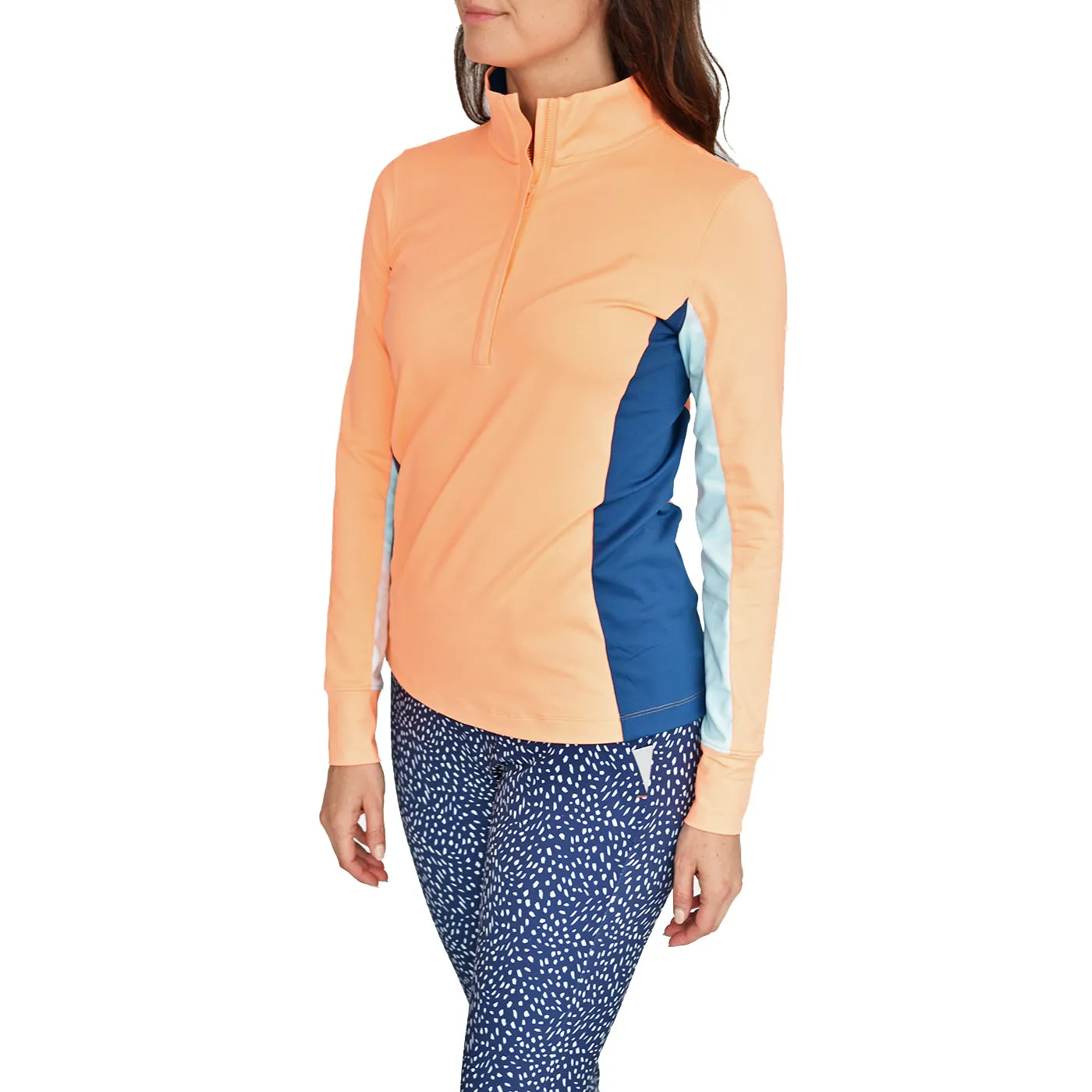 Under Armour Women'S Storm Mid-Layer Golf 1/2 Zip - Afterglow/Versa Blue Rule the Streets Game-Changer Footwear