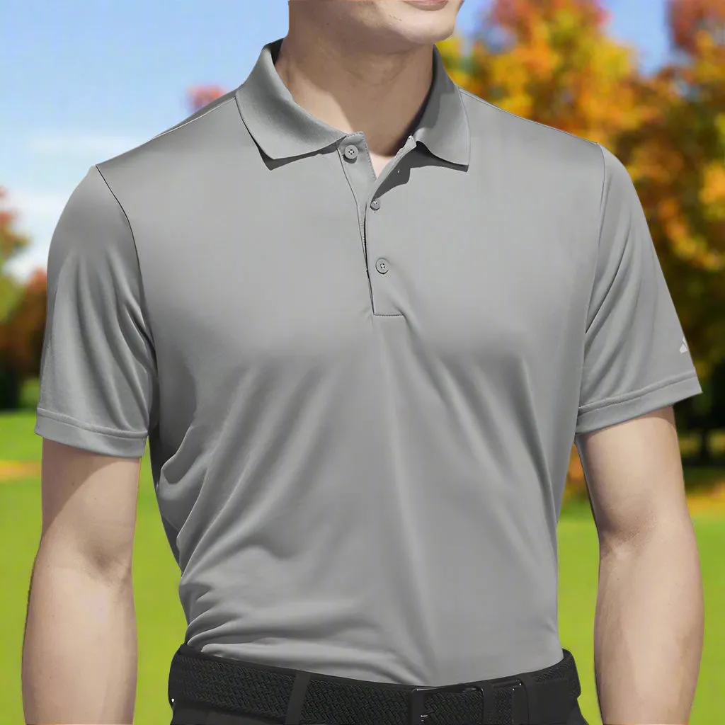 Adidas Core Performance Primegreen Polo Shirt - Grey Heather Not for the Ordinary