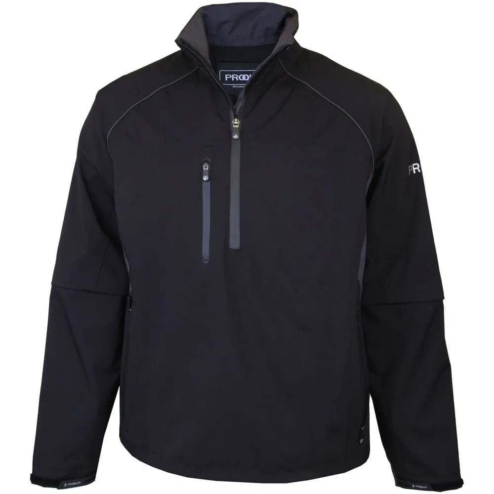 Proquip Tourflex 360 Elite 1/2 Zip Waterproof Jacket - Black/Iron Grey Unapologetically You
