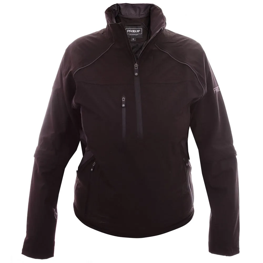 Made to Turn Heads Independence Day Sale Proquip Tourflex 360 Elite 1/2 Zip Waterproof Jacket - Black/Iron Grey