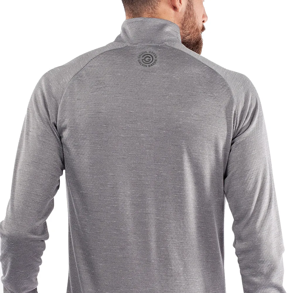 Sweetest Day Sale Galvin Green Dion 1/4 Zip Pullover - Grey Melange