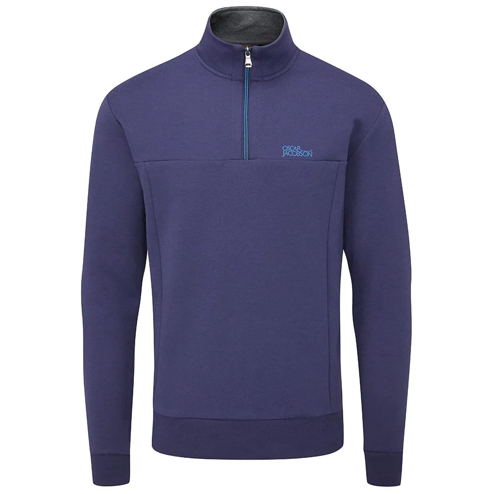 Oscar Jacobson Hawkes Tour Pullover - Navy Back To School Sale