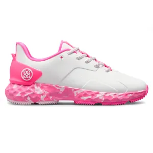 All Saints' Day Sale Fearlessly You G/Fore Women'S Camo Sole Mg4  Golf Shoes - Snow/Knockout Pink