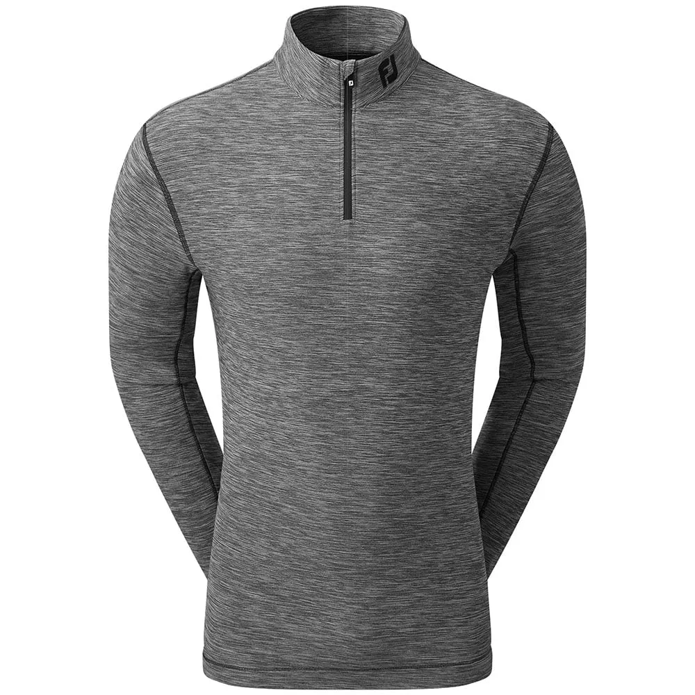 Footjoy Space Dye Chill-Out 1/4 Zip Pullover - Black Never Just Walk All Saints' Day Sale