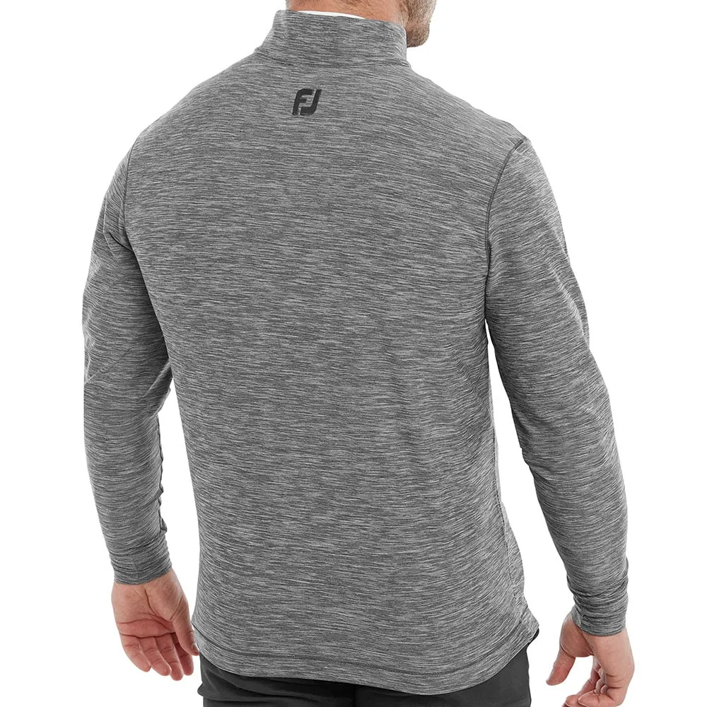 Made to Move Footjoy Space Dye Chill-Out 1/4 Zip Pullover - Black