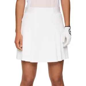 J.Lindeberg Women'S Alesia Golf Skirt - White Push Beyond Limits