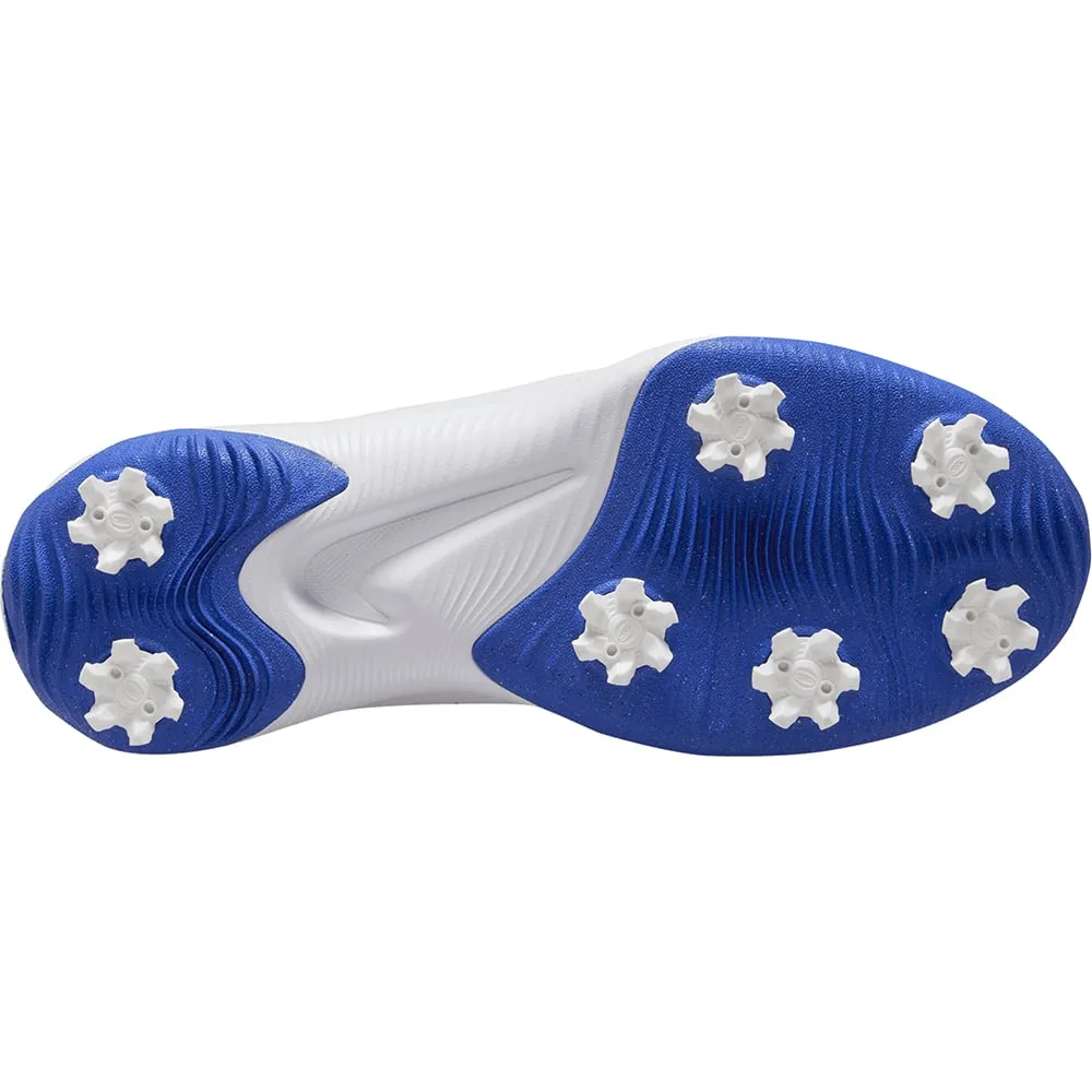 Be Unstoppable Nike Victory Pro 3 Spiked Shoes - White/Hyper Royal