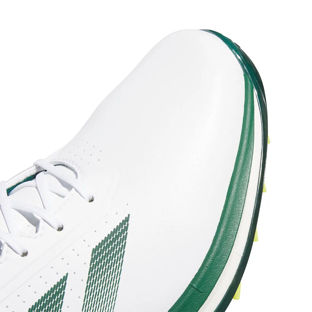 Adidas Adizero Zg Spikeless Waterproof Shoes - White/Collegiate Green/Yellow Christmas Day Sale