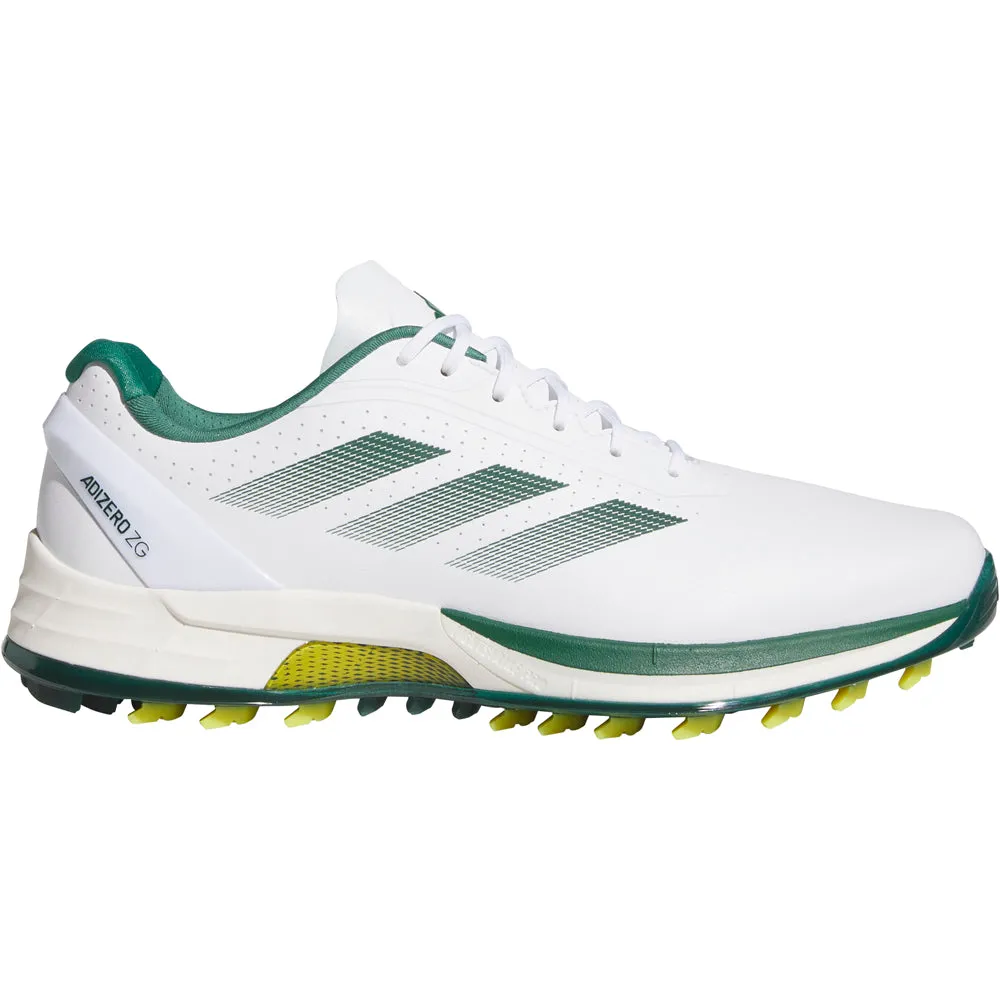 Fearlessly You Adidas Adizero Zg Spikeless Waterproof Shoes - White/Collegiate Green/Yellow