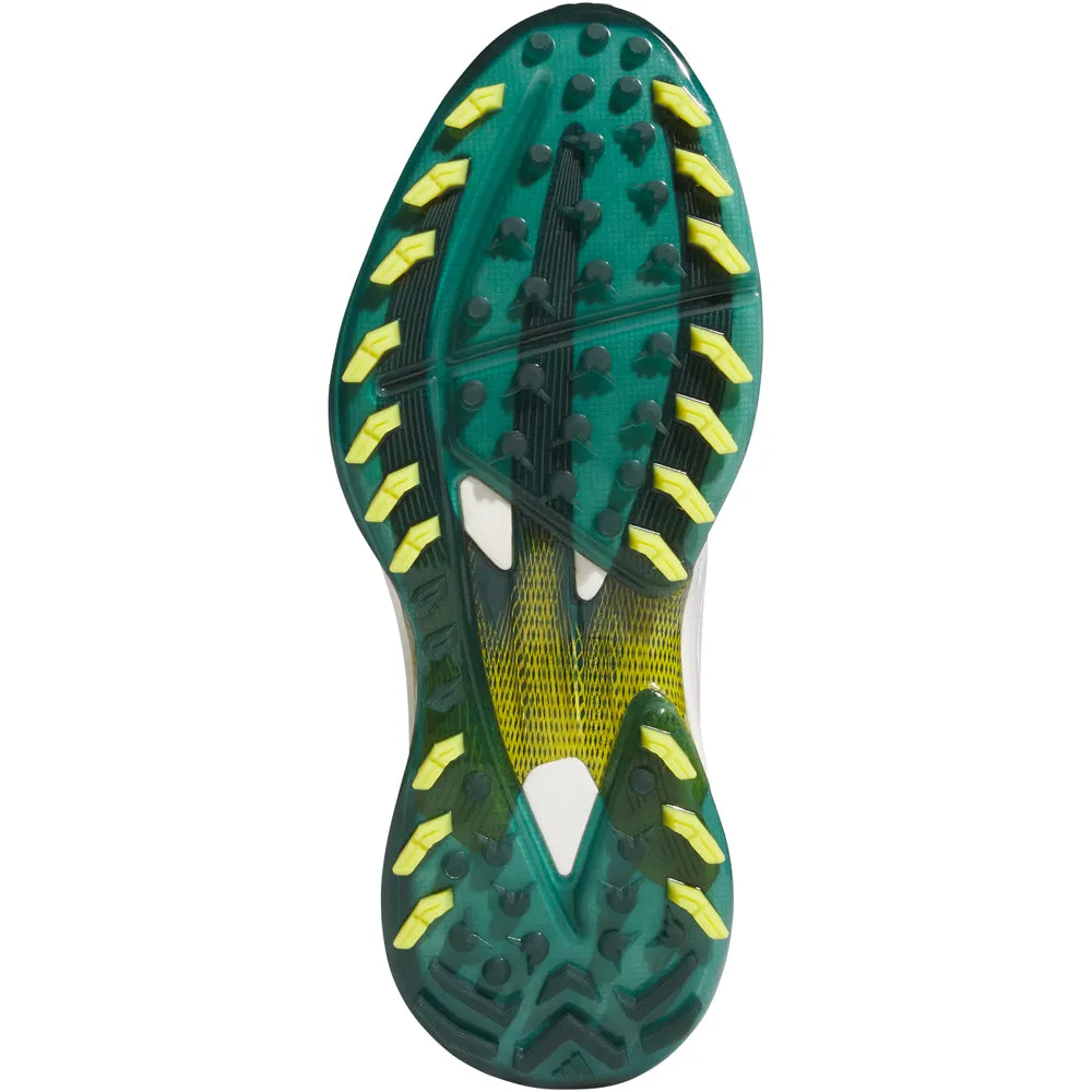 Adidas Adizero Zg Spikeless Waterproof Shoes - White/Collegiate Green/Yellow New Year's Eve Sale Style Meets Power