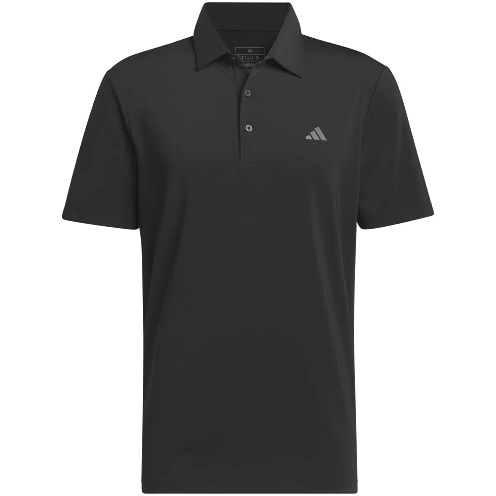 Move Like You Mean It Adidas Ultimate365 Solid Polo Shirt - Black