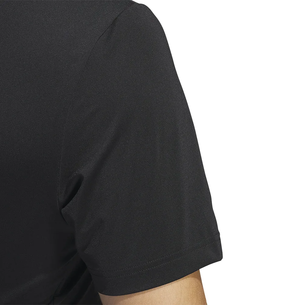 Adidas Ultimate365 Solid Polo Shirt - Black Chase What Moves You All Eyes on You
