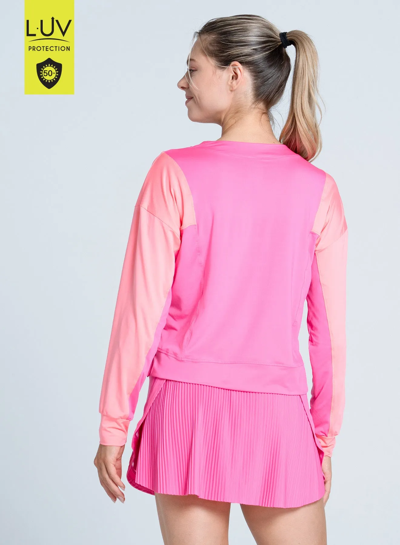 Black Friday Sale Colorblock Throw Over Long Sleeve