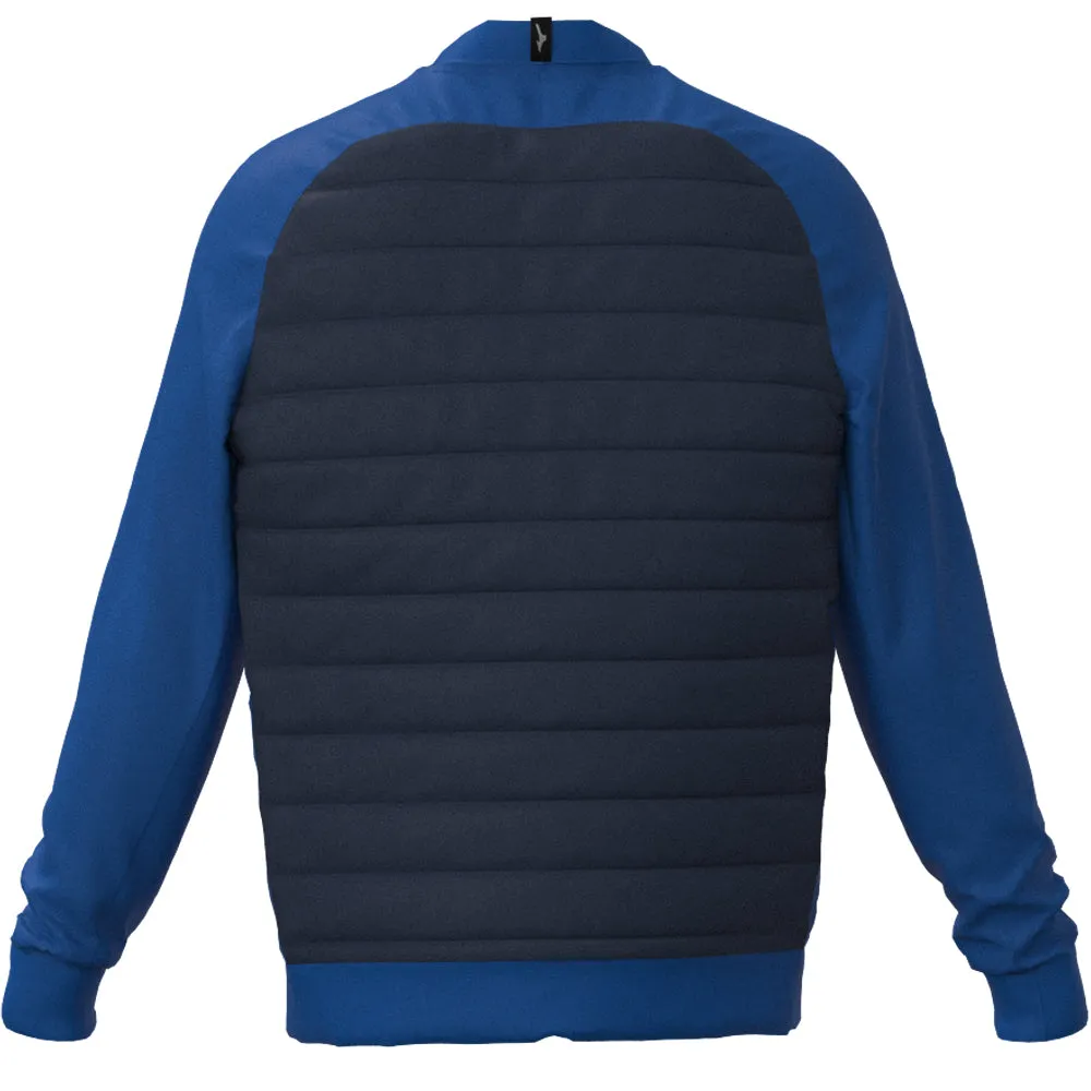 Walk with Power Mizuno Hybrid Bomber Jacket - Blue