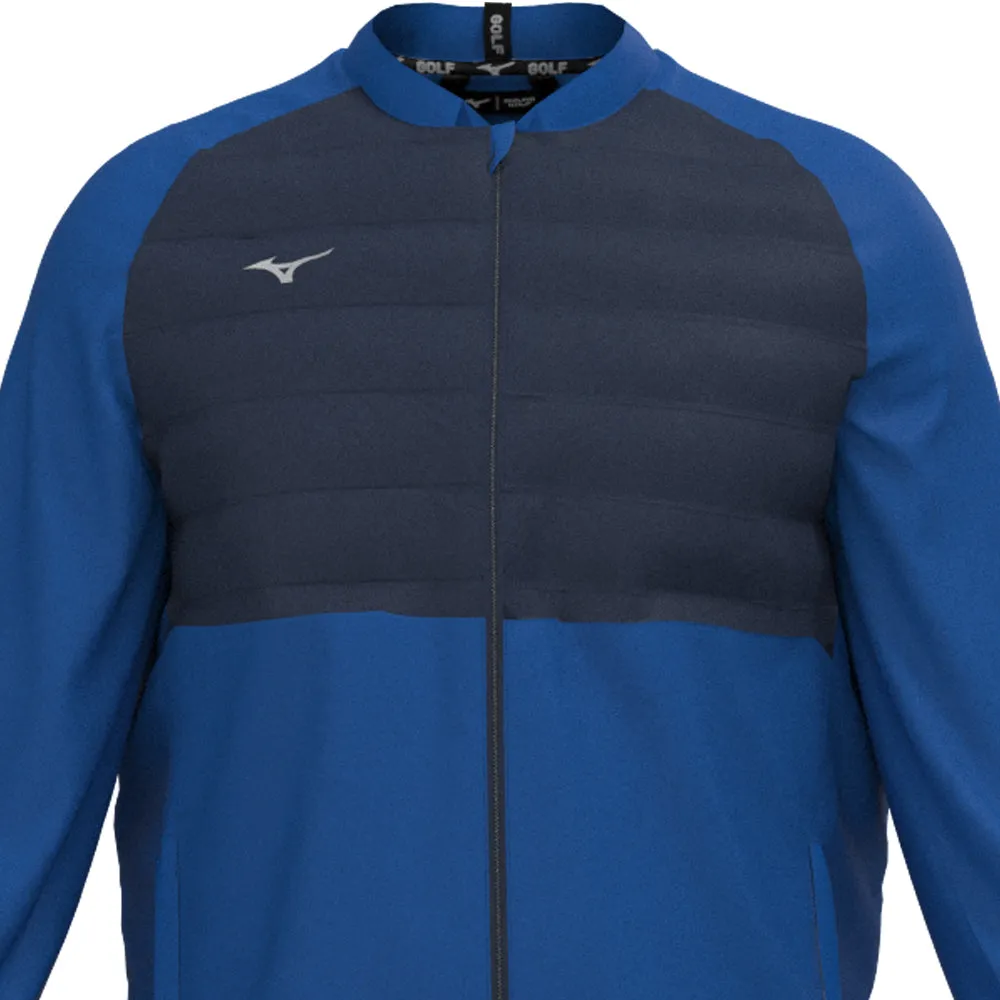 President's Day Sale Mizuno Hybrid Bomber Jacket - Blue
