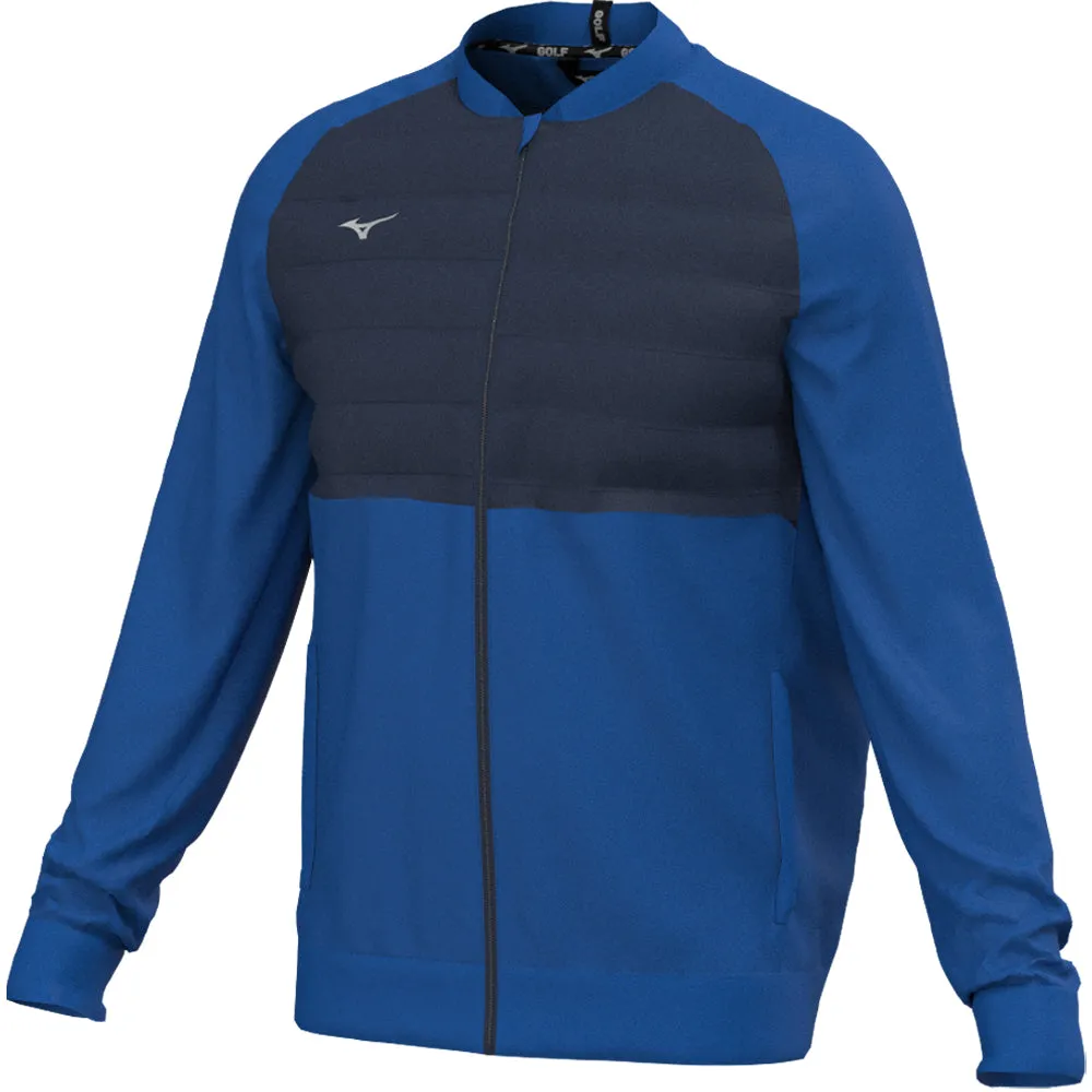 Mizuno Hybrid Bomber Jacket - Blue Own Every Step