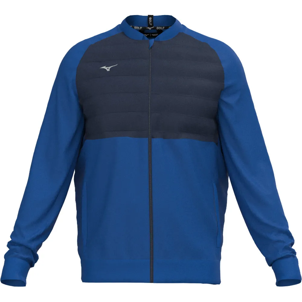 Mizuno Hybrid Bomber Jacket - Blue Define Your Own Way Unleash Your Power