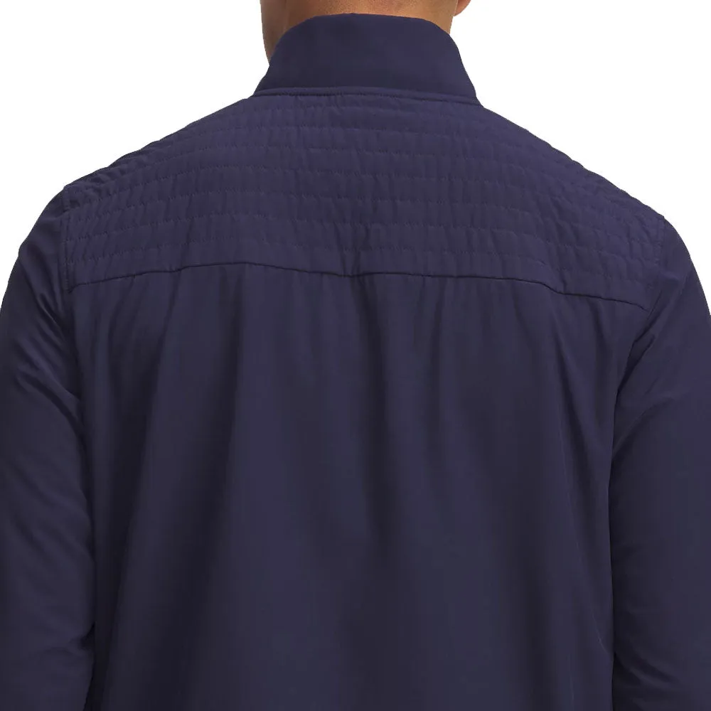 Economical Bring the Heat Under Armour Drive Pro Full Zip Pullover - Midnight Navy/Black