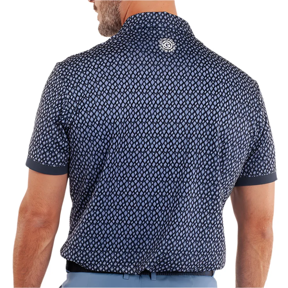 Own the Vibe Budget Friendly Galvin Green Manuel Polo Shirt - Navy/White
