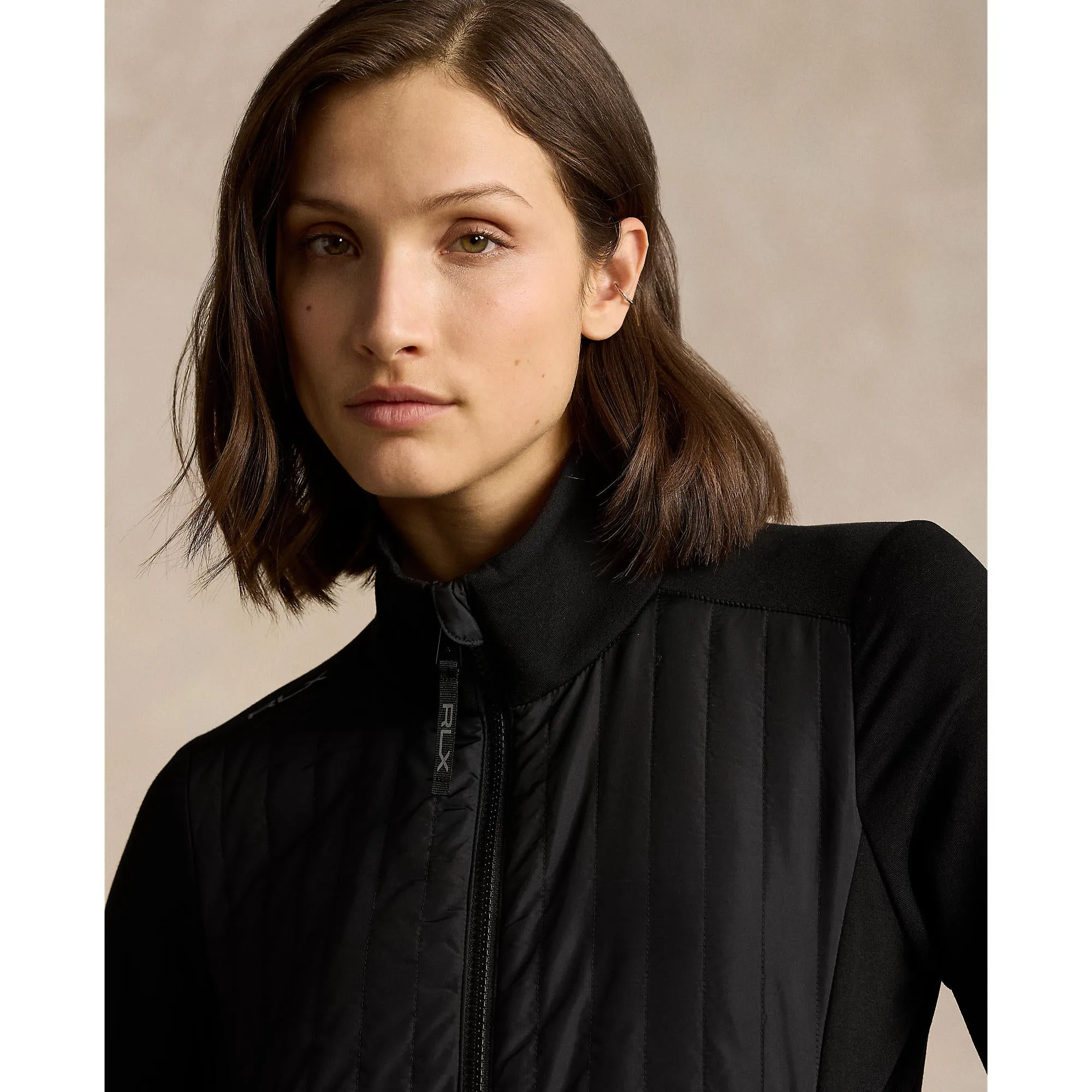 Power Every Step Step Into Strength Rlx Ralph Lauren Women'S Hybrid Performance Full-Zip Jacket - Polo Black