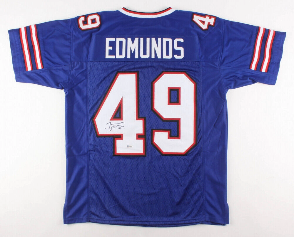 Tremaine Edmunds Signed Bills Jersey (Beckett COA) Buffalo's 2018 #1 Draft Pick