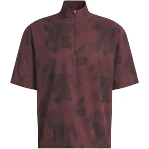 Adidas Go-To Dwr Short Sleeve 1/2 Zip Pullover - Aurora Ruby Spring Sale