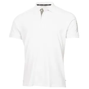 Calvin Klein Club Polo Shirt - Brilliant White Built to Perform
