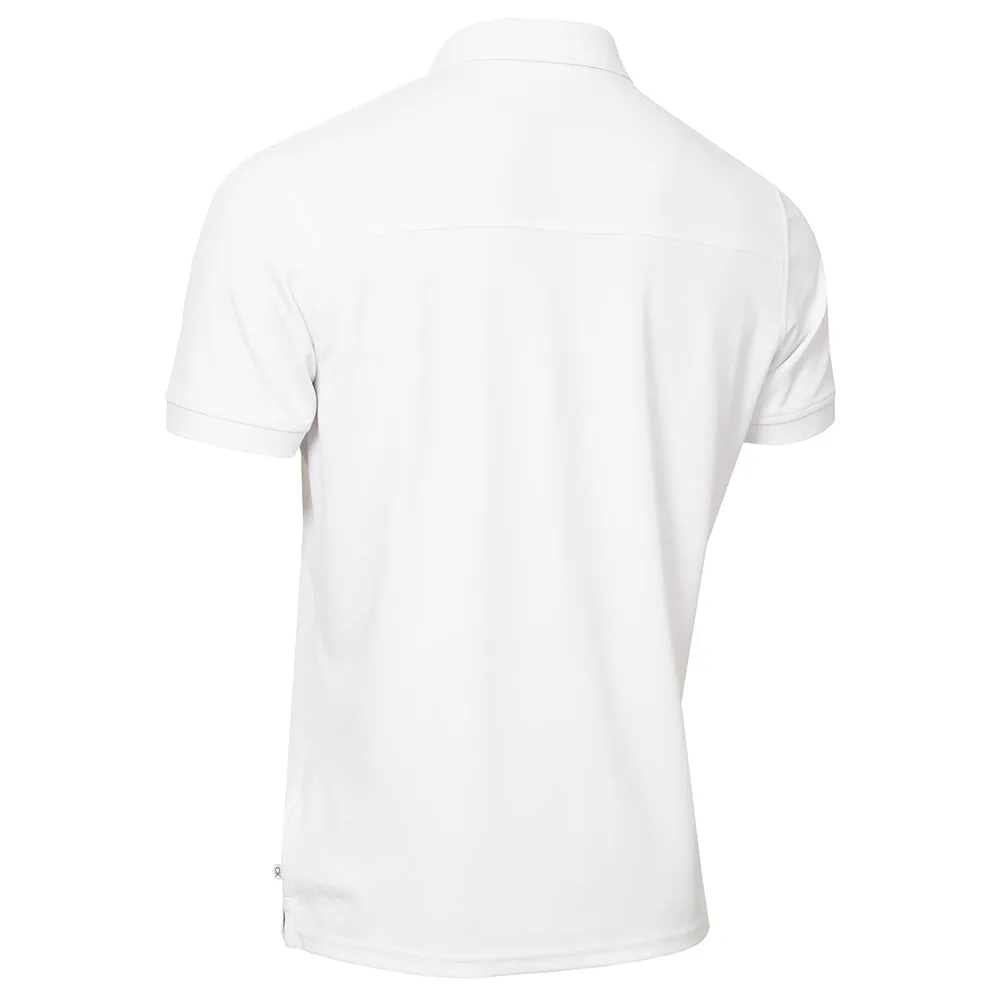 Calvin Klein Club Polo Shirt - Brilliant White Budget Friendly Clearance Sale