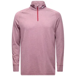 Mizuno Melange 1/4 Zip Pullover - Burgundy Move Like You Mean It