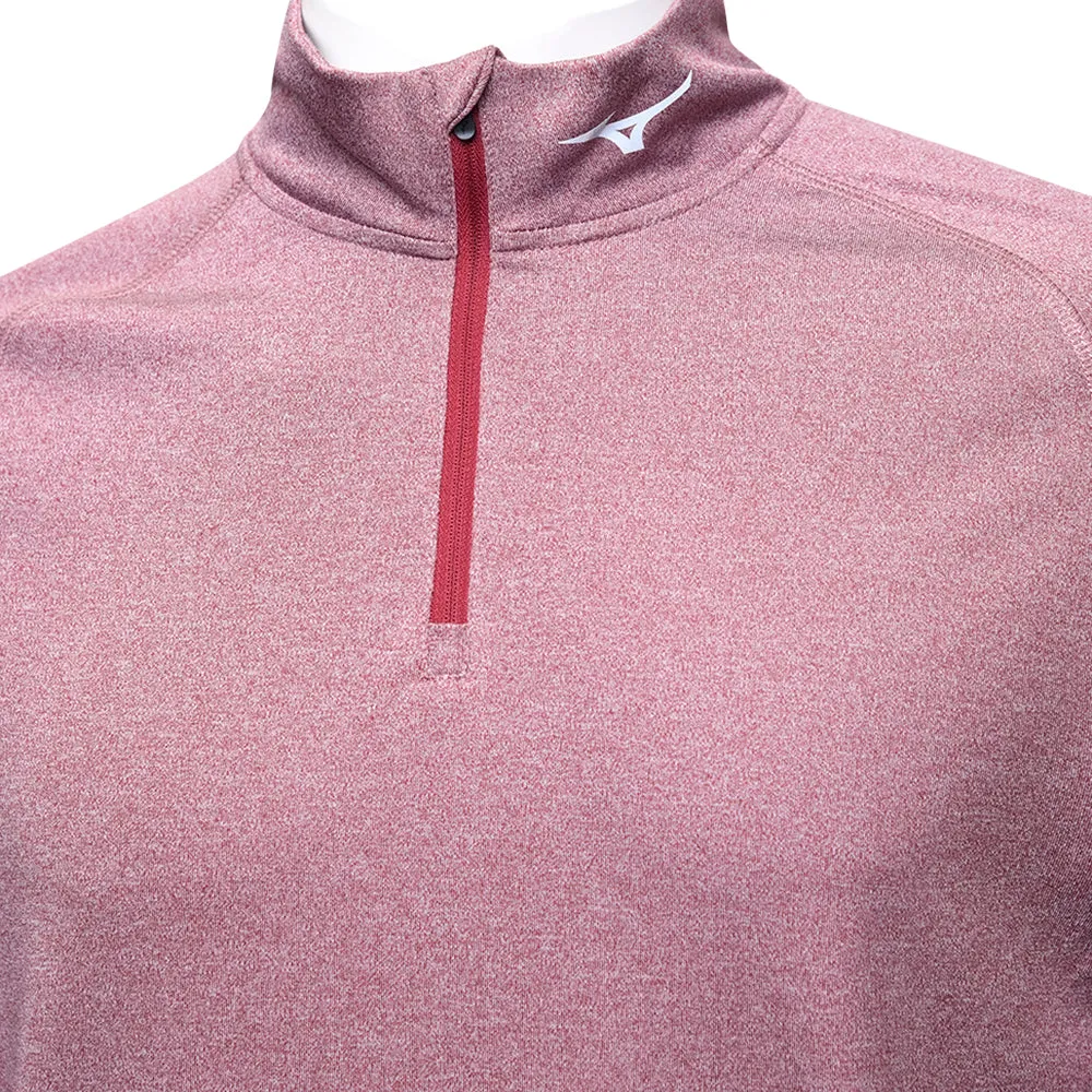 Mizuno Melange 1/4 Zip Pullover - Burgundy Fearlessly You Style Meets Power