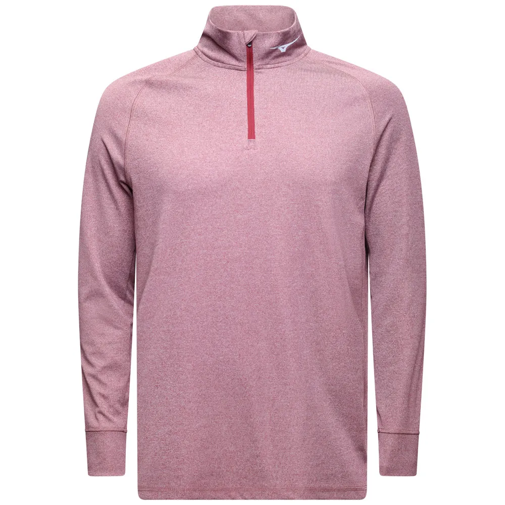 Mizuno Melange 1/4 Zip Pullover - Burgundy Move Like You Mean It