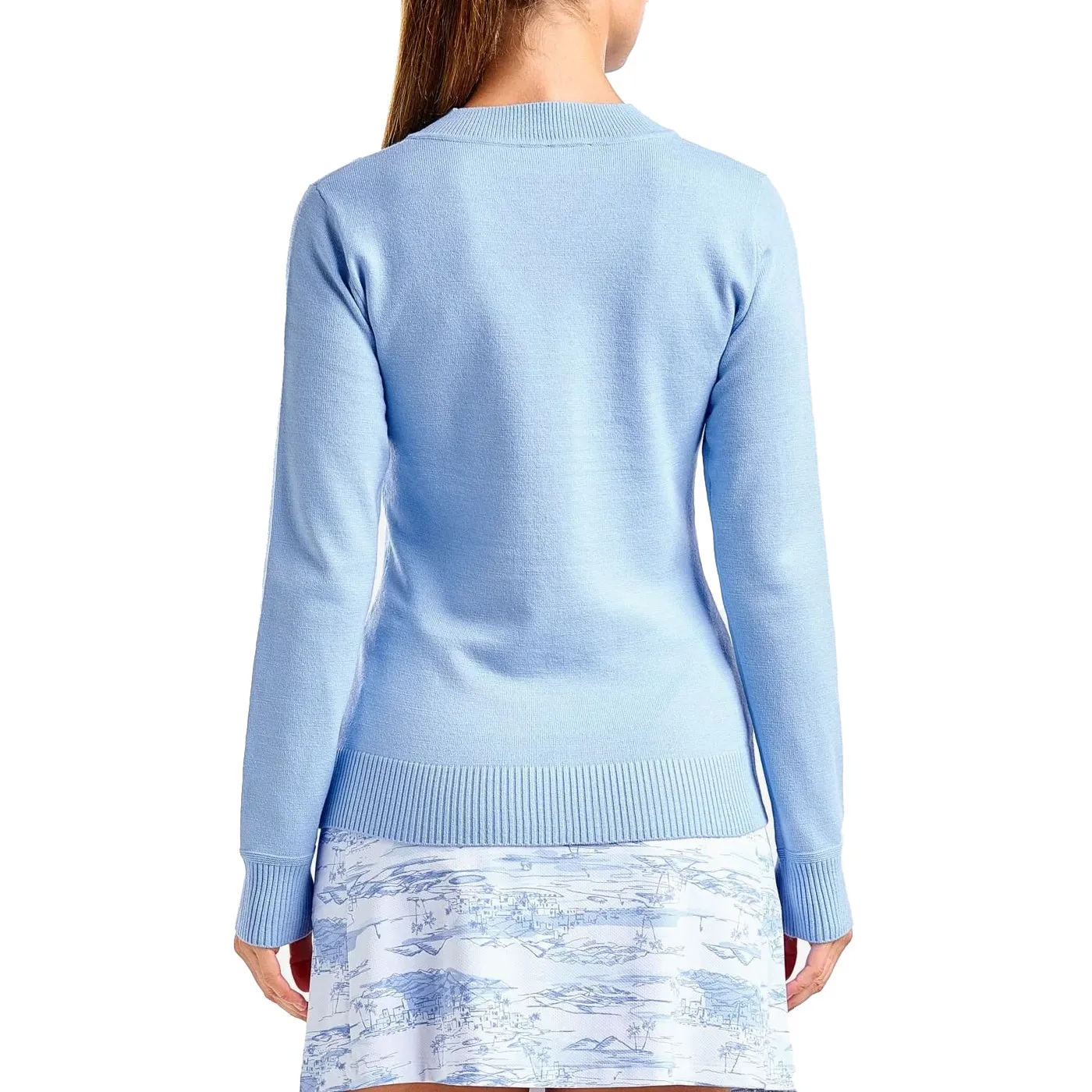 Nivo Women'S Nicole V-Neck Sweater - Gentle Blue Own the Vibe Step Out Boldly