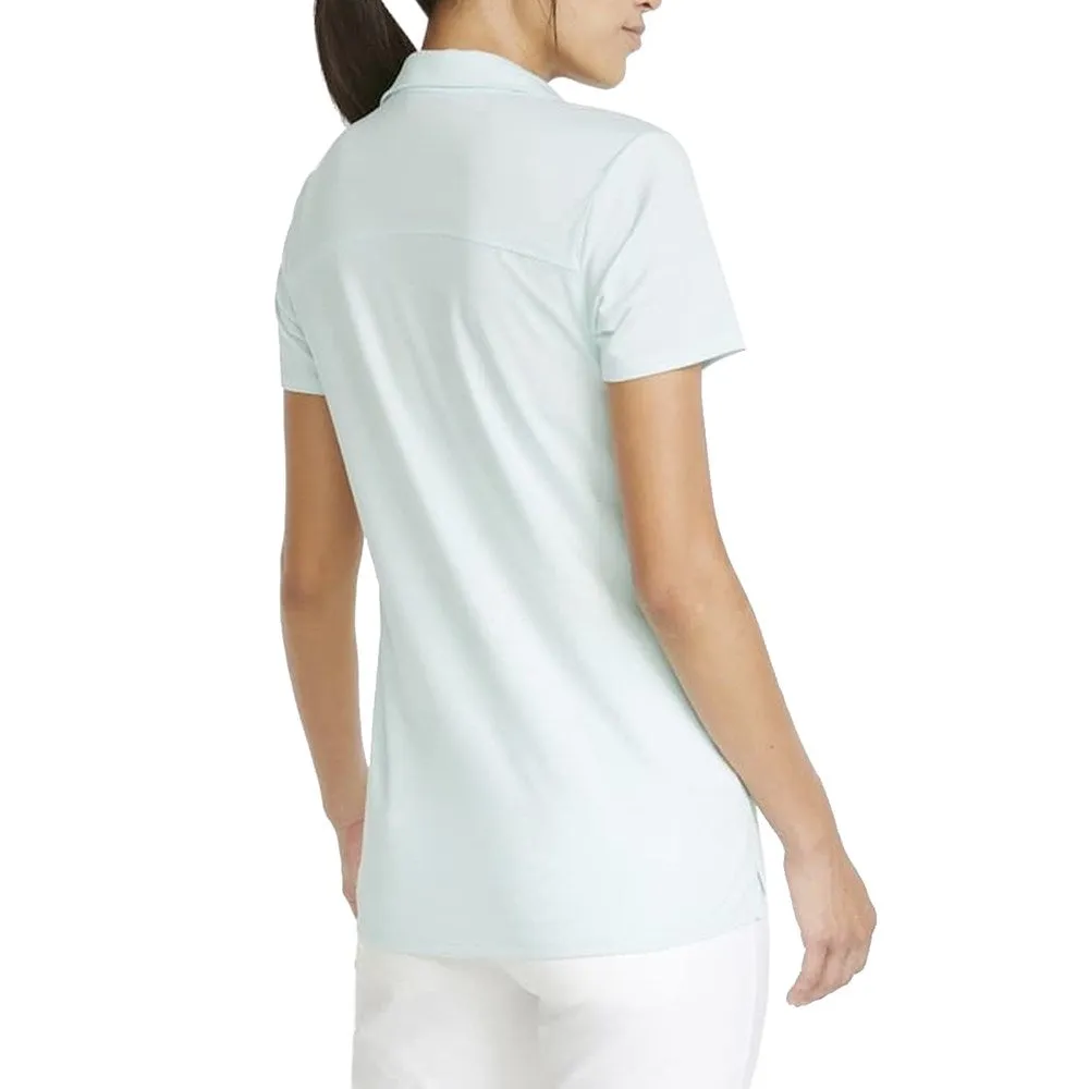 Performance Unleashed Puma Women'S Cloudspun Coast Golf Polo - Soothing Sea Heather