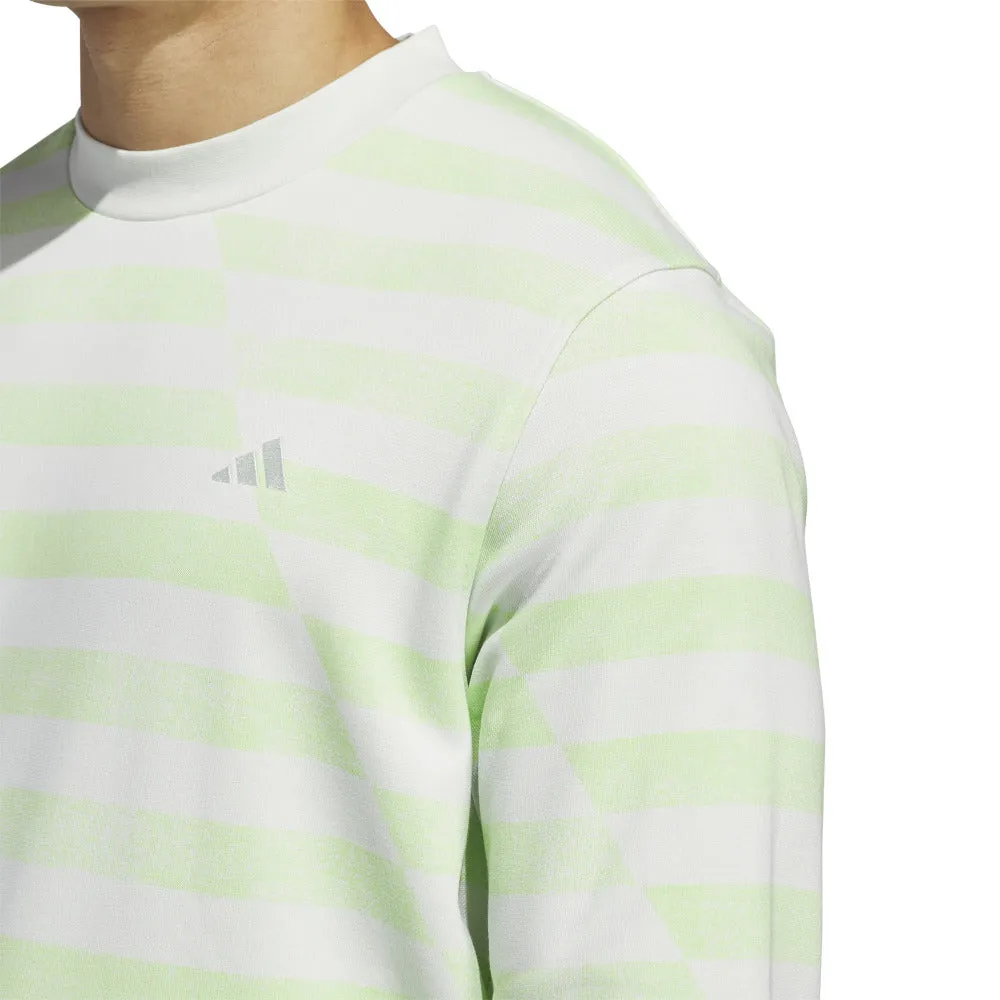 Unapologetically You Adidas Printed Crew Neck Pullover - Crystal Jade/Green Spark