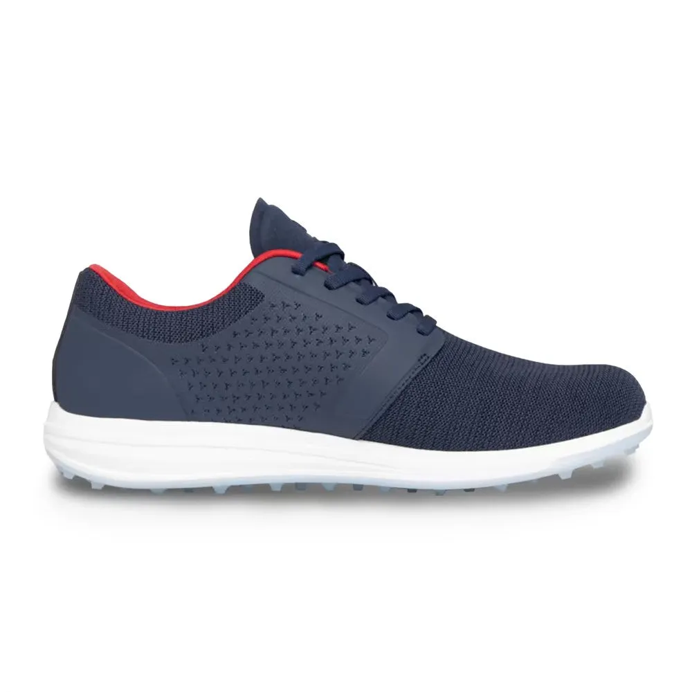 All Eyes on You Cuater The Money Maker Golf Shoes - Navy/Red