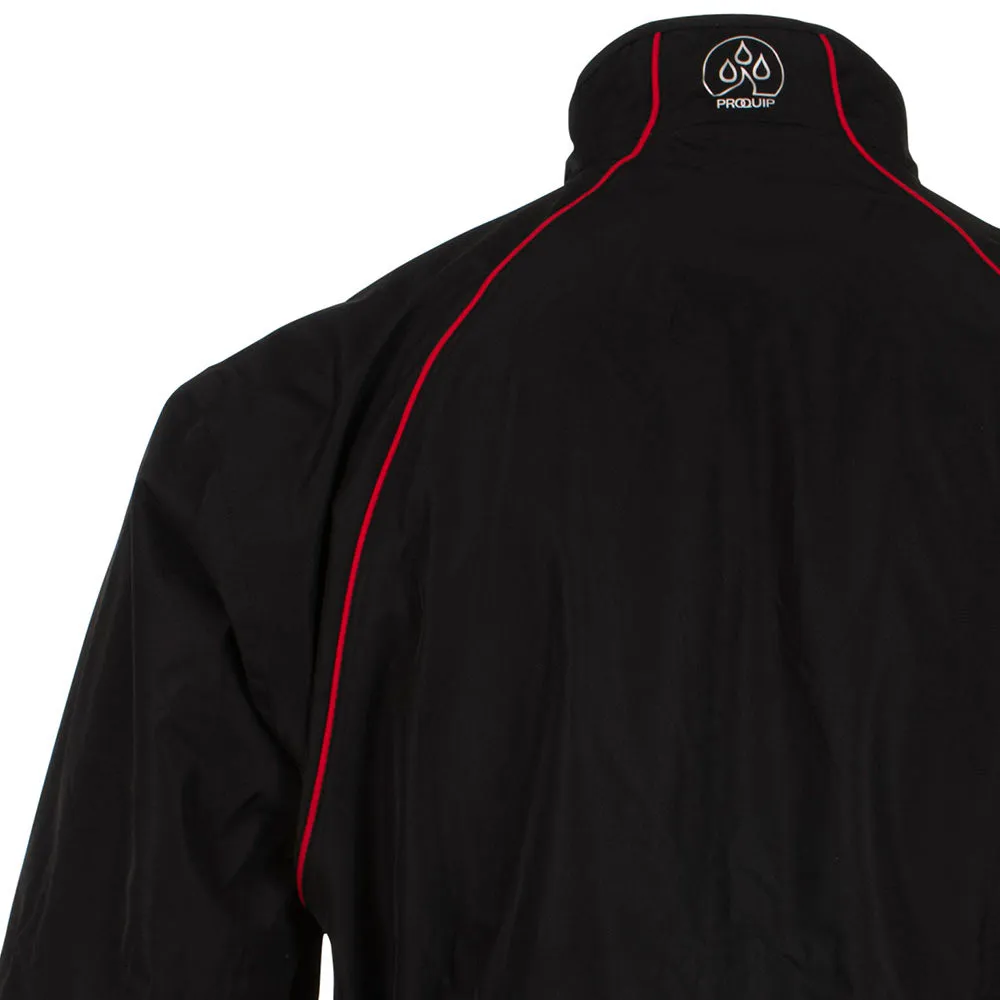 Proquip Aquatec Waterproof Jacket - Black/Red Halloween Sale