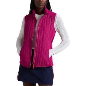 Biggest Sale of the Year Own Every Step Rlx Ralph Lauren Women'S Cool Wool Hybrid Performance Vest - Fuchsia Berry
