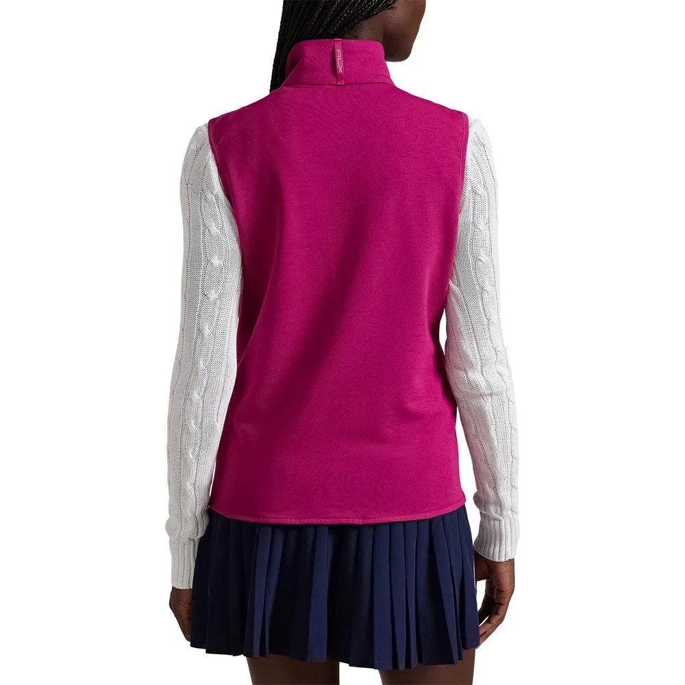 Define Your Own Way Rlx Ralph Lauren Women'S Cool Wool Hybrid Performance Vest - Fuchsia Berry