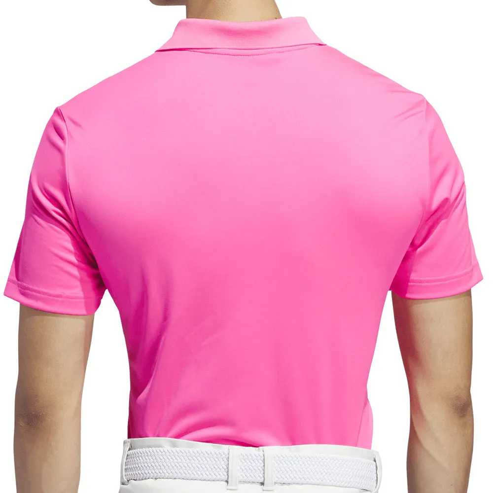 Adidas Core Performance Primegreen Polo Shirt - Solar Pink Define Your Own Way