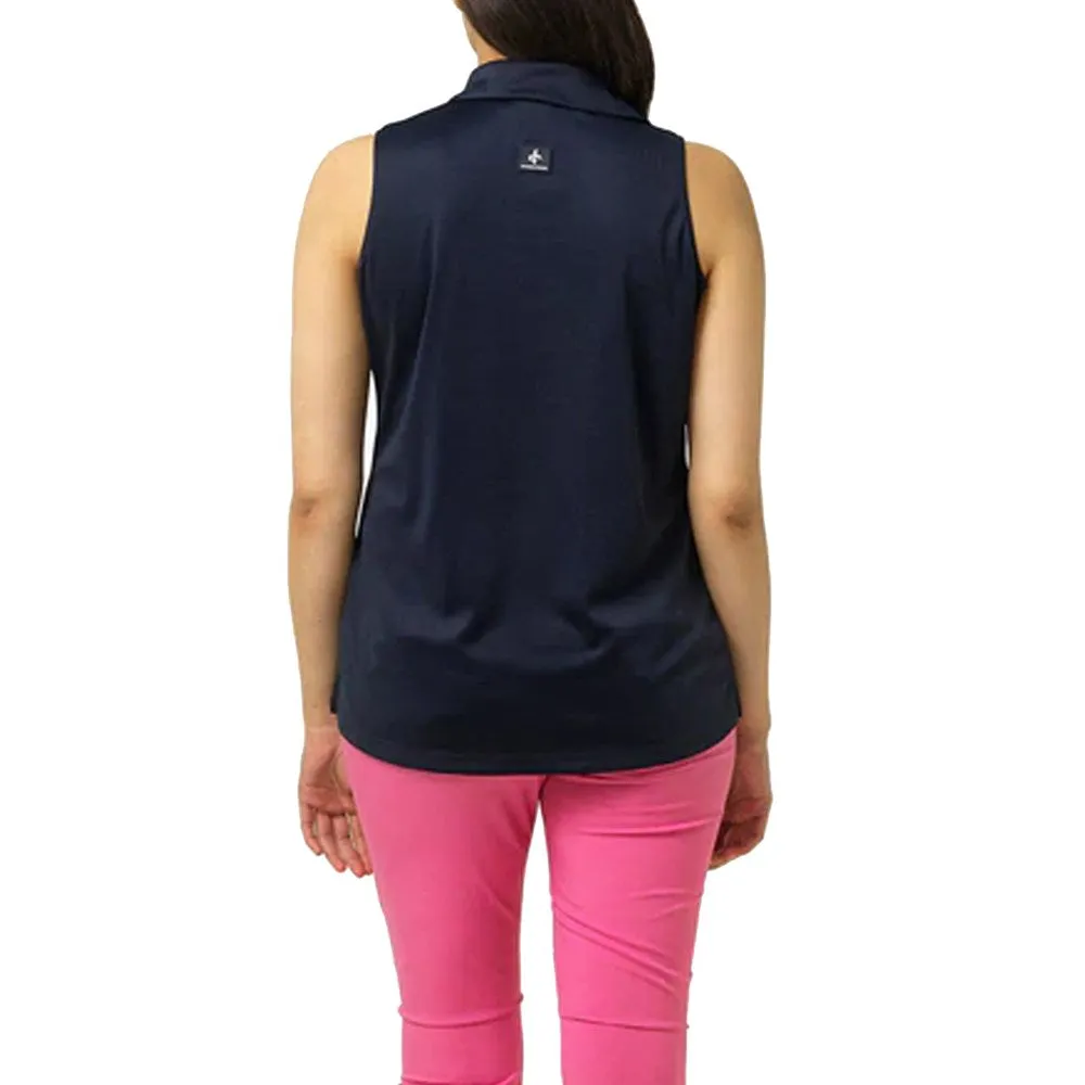 Own the Moment Cross Women'S Primus Sleeveless Golf Polo - Navy