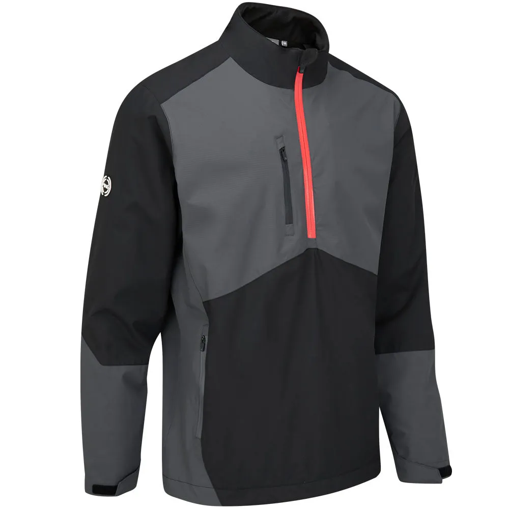 Stride with Confidence Keep Going Strong Ping Sensordry S2 Pro 1/2 Zip Waterproof Jacket - Black/Asphalt